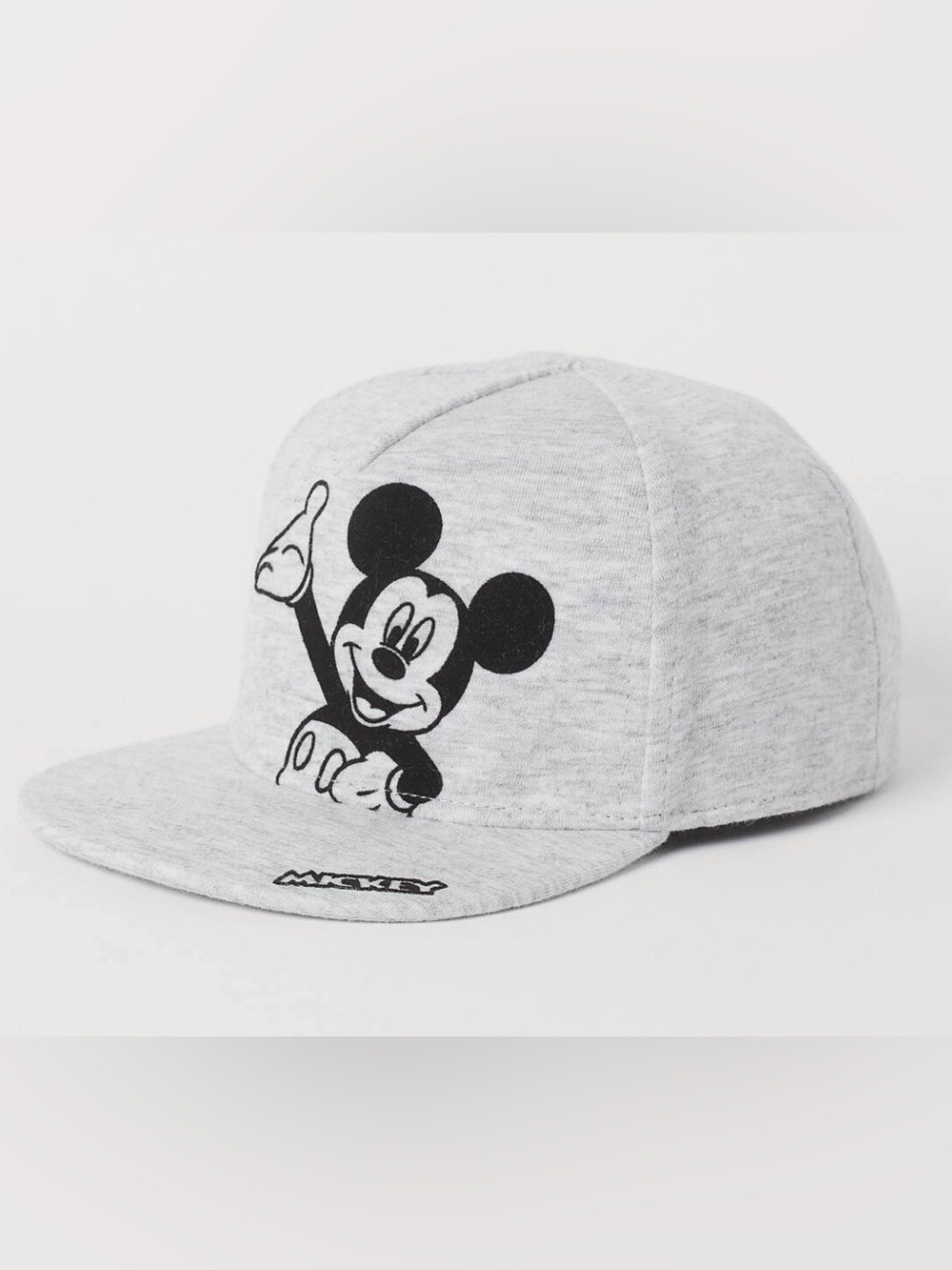 H&M Light Gray Infant Baseball Cap with Mickey Mouse (9M)